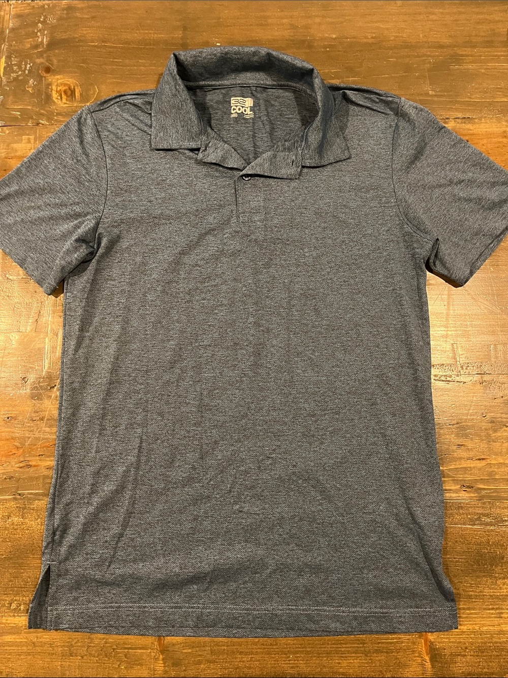 32 Degrees Men's Heather Charcoal Polo